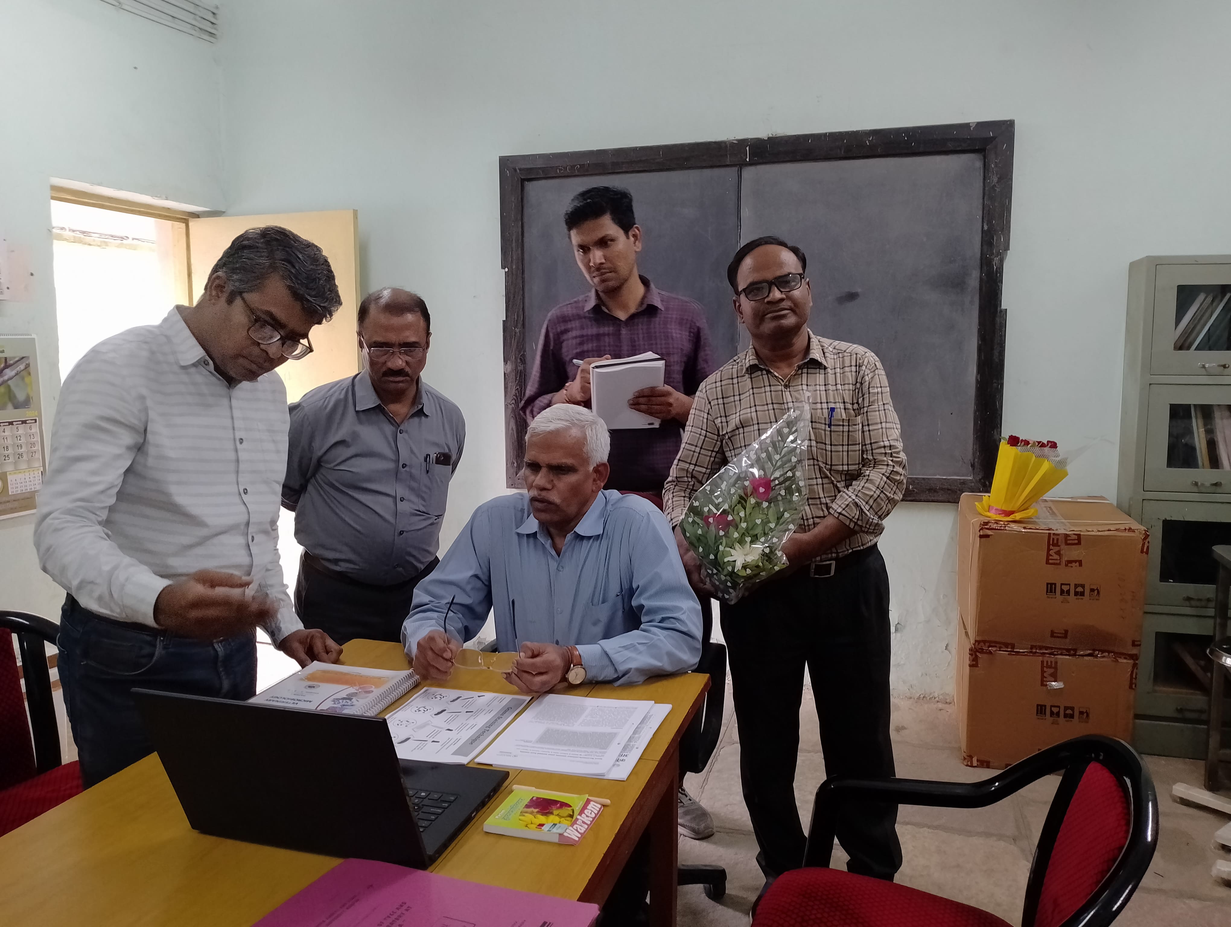 8. Visit Of H Ble Vice Chancellor, MAFSU